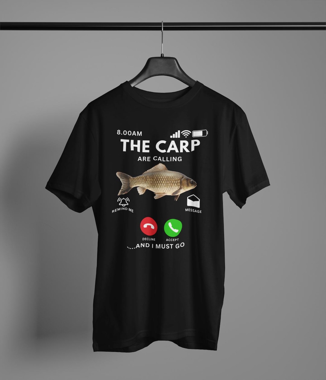 Funny Carp Fishing T-shirt: Angler Humor Tee, Fisherman Gift - Etsy