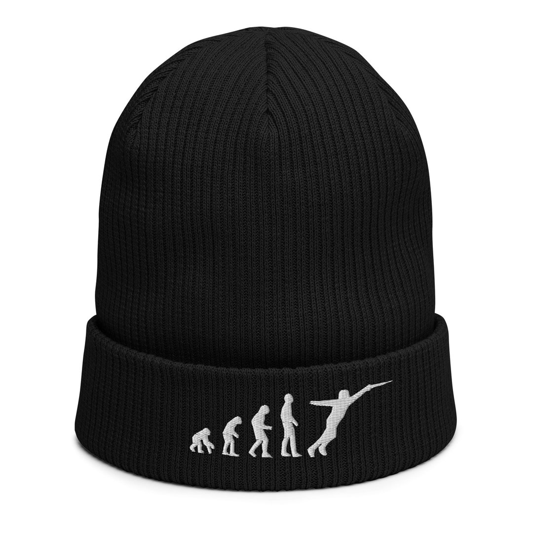Fencing Hat Evolution of Fencing Embroidered Beanie Hat a Great