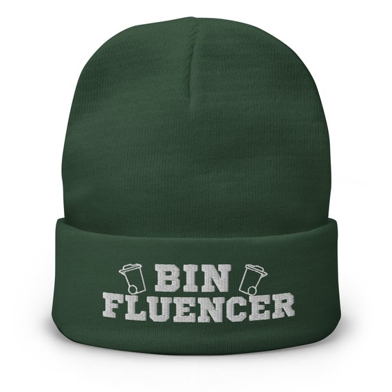 Binfluencer Embroidered Beanie: Sanitation Worker Gift - Etsy