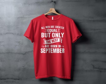 ULTRABASIC Men's Graphic T-Shirt - 'Only The Best Are Born In September' Eco-Friendly Limited Edition Tee - View #8