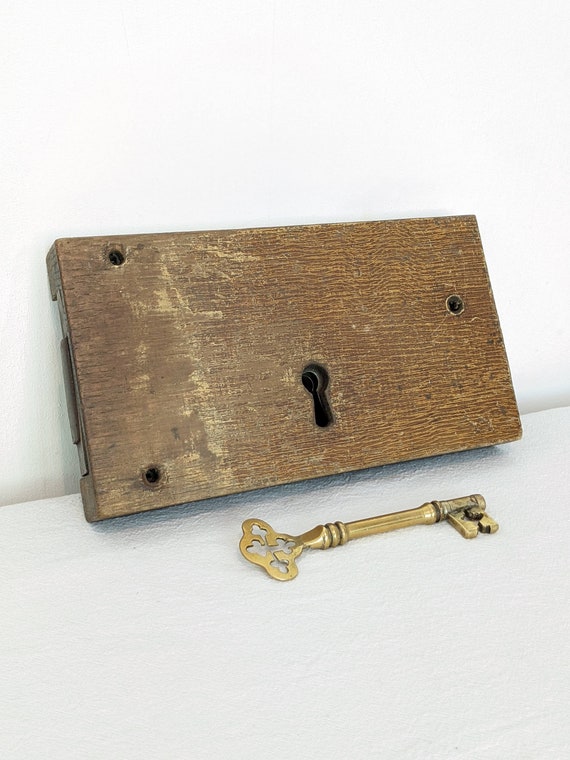 Large Antique Church Door Lock and Key in Full Working Etsy