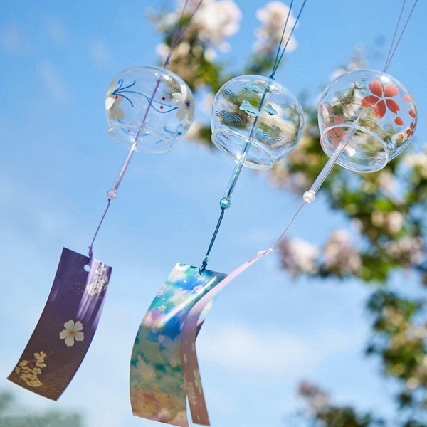 Glass Wind Chime - Etsy