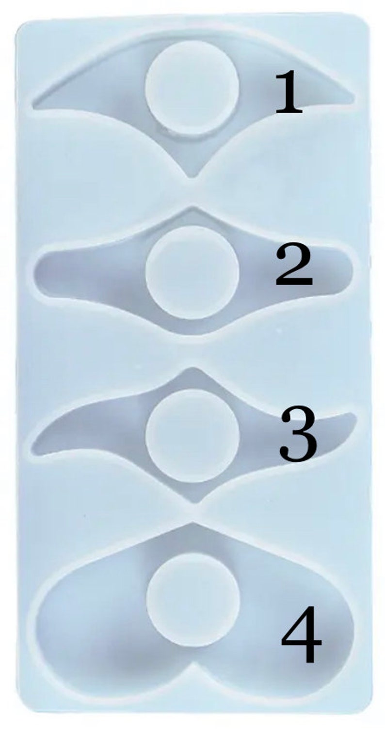 Unique Flower and Gold Leaf Resin Reading Ring Handmade for Reader or