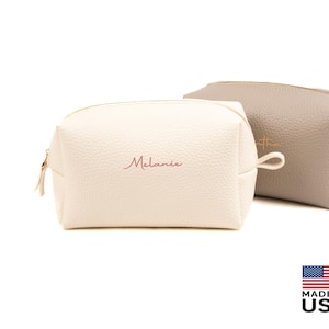 Neceser personalizado para damas de honor / Estuche de cosméticos a medida, regalo para la fiesta de bodas, artículos esenciales para la despedida de soltera.