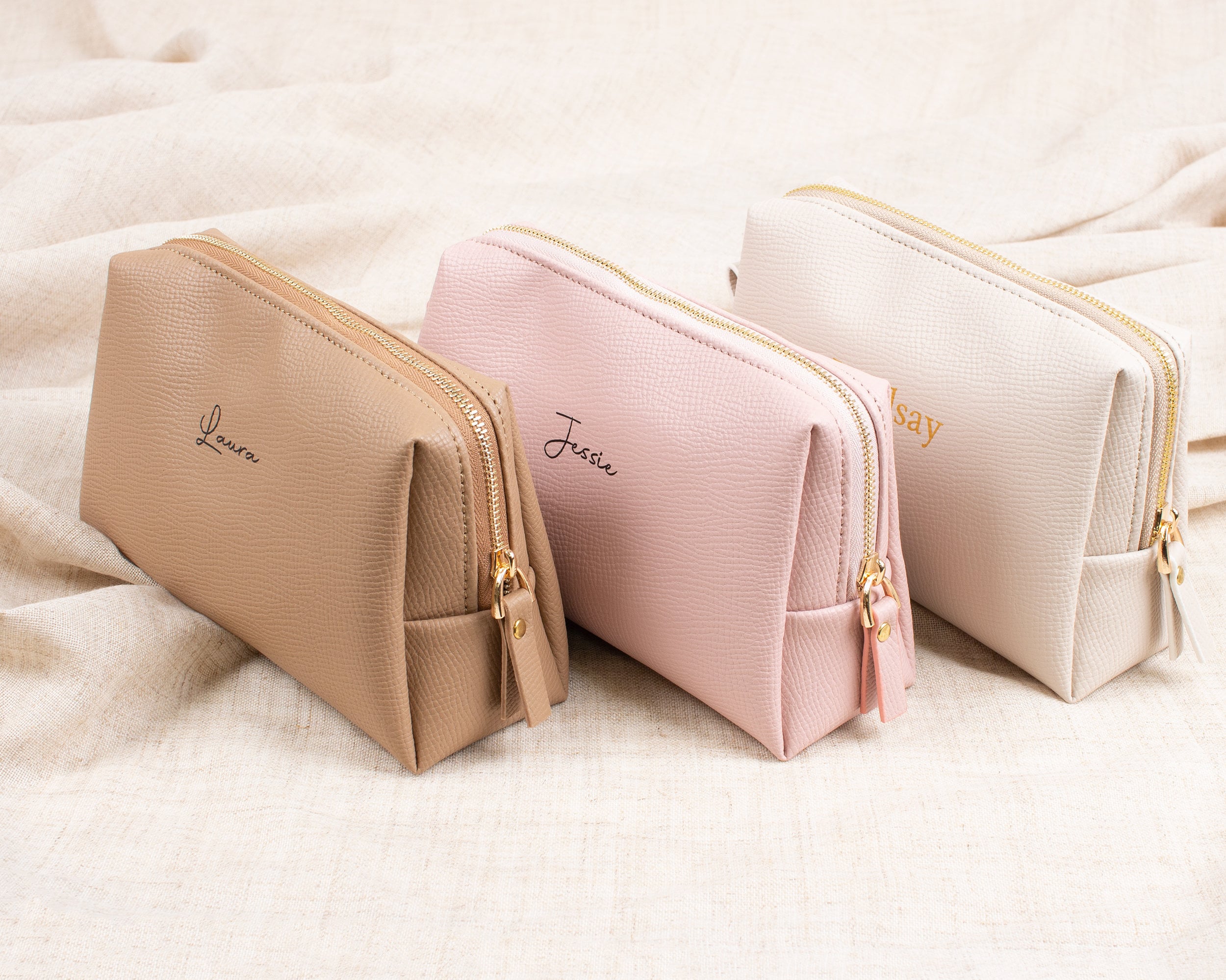 Damentasche personalisiert, Schminktasche mit Handgelenk, Monogrammtasche, Initialentasche, personalisierte Kulturtasche, Dopp Kit für Frauen, Kosmetik organizer