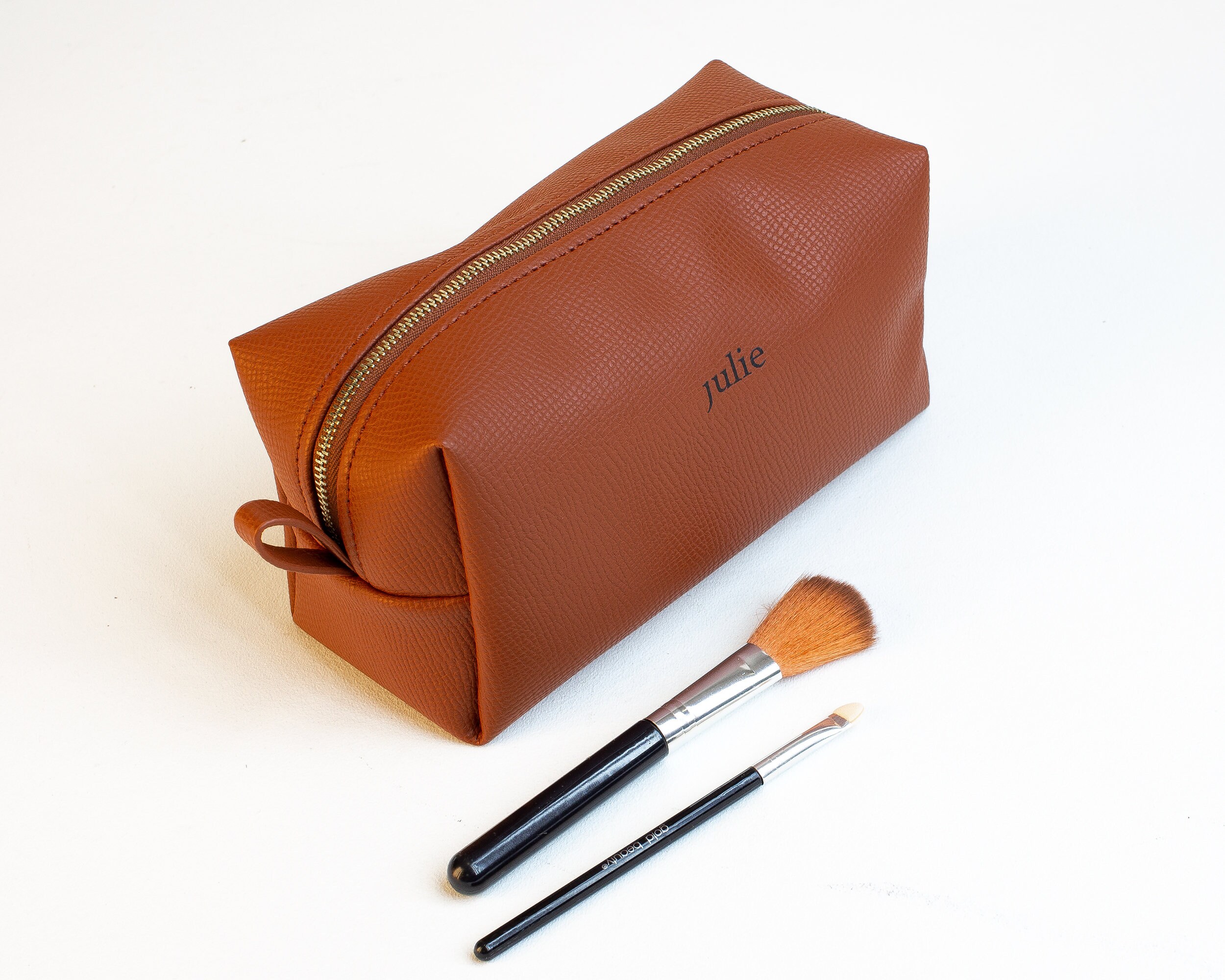 Bridesmaid Makeup Bag, Personalized Cosmetic Pouch for Your Bridesmaid Proposal Gift Box and Bachelorette Party