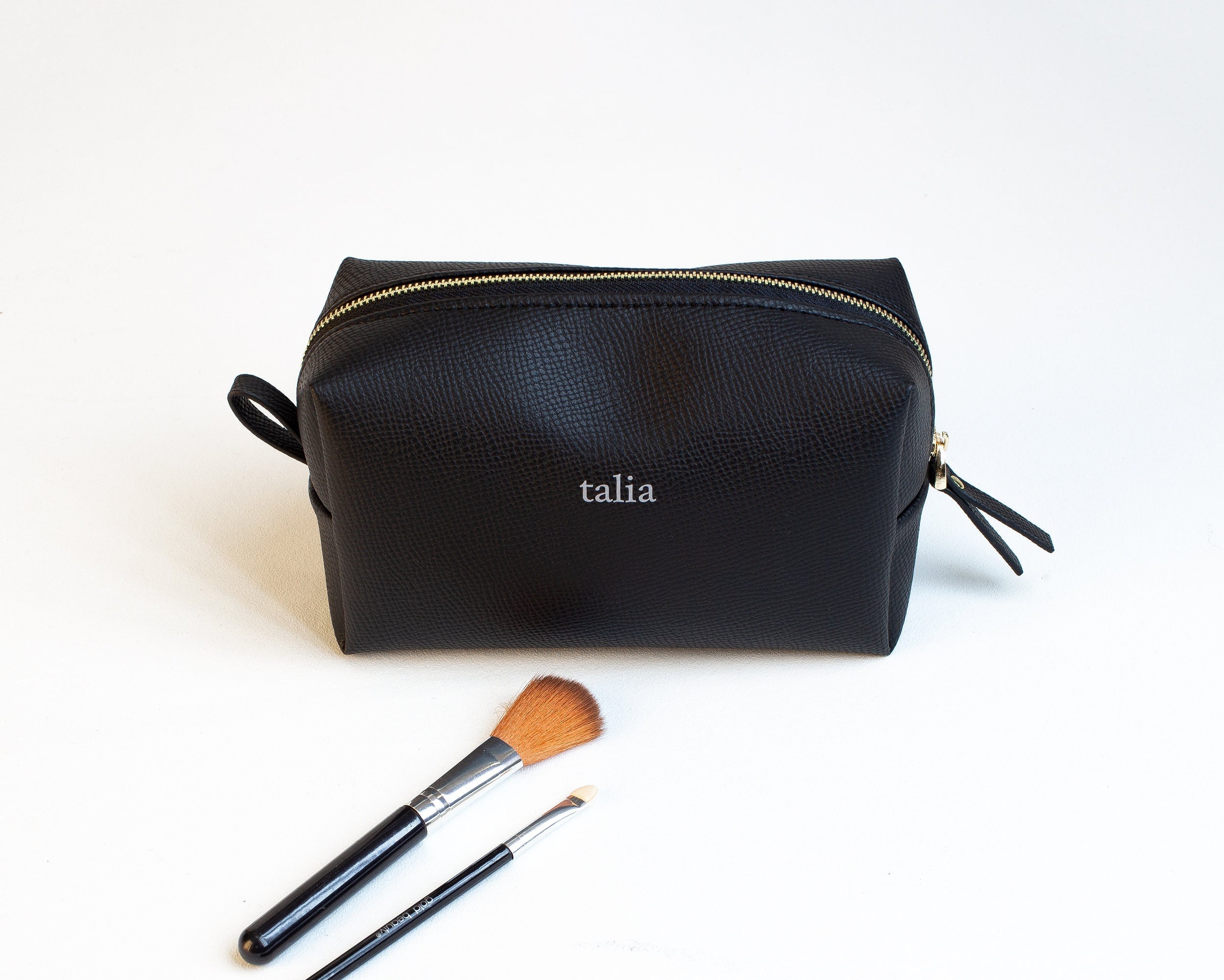 Bridesmaid Makeup Bag, Personalized Cosmetic Pouch for Your Bridesmaid Proposal Gift Box and Bachelorette Party