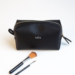 Personalized Bridesmaid Makeup Bag: Custom Cosmetic Pouch