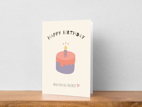 Printable Happy Birthday Card Funny Printable Birthday Card - Etsy