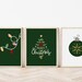 Christmas 12 Printables Gallery Wall Art Set, Minimalist Xmas Art ...