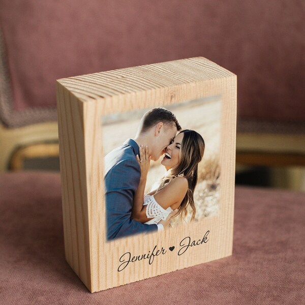 Wood Block Picture Frames Etsy