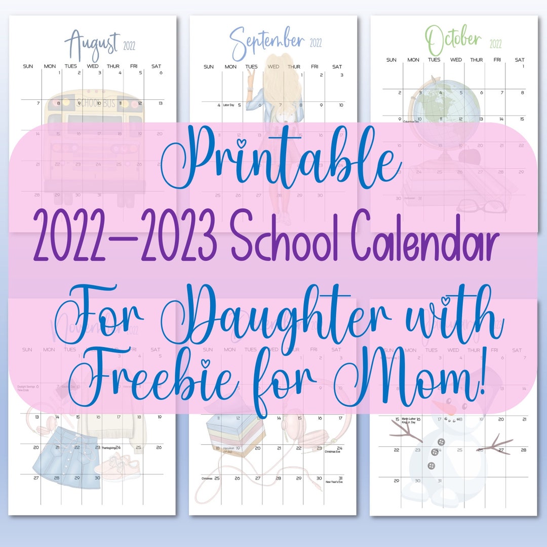 2025 To 2026 School Year Calendar Template