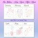 Blank Monthly Printable Calendar, Plain and Floral Versions, 8.5x11 ...