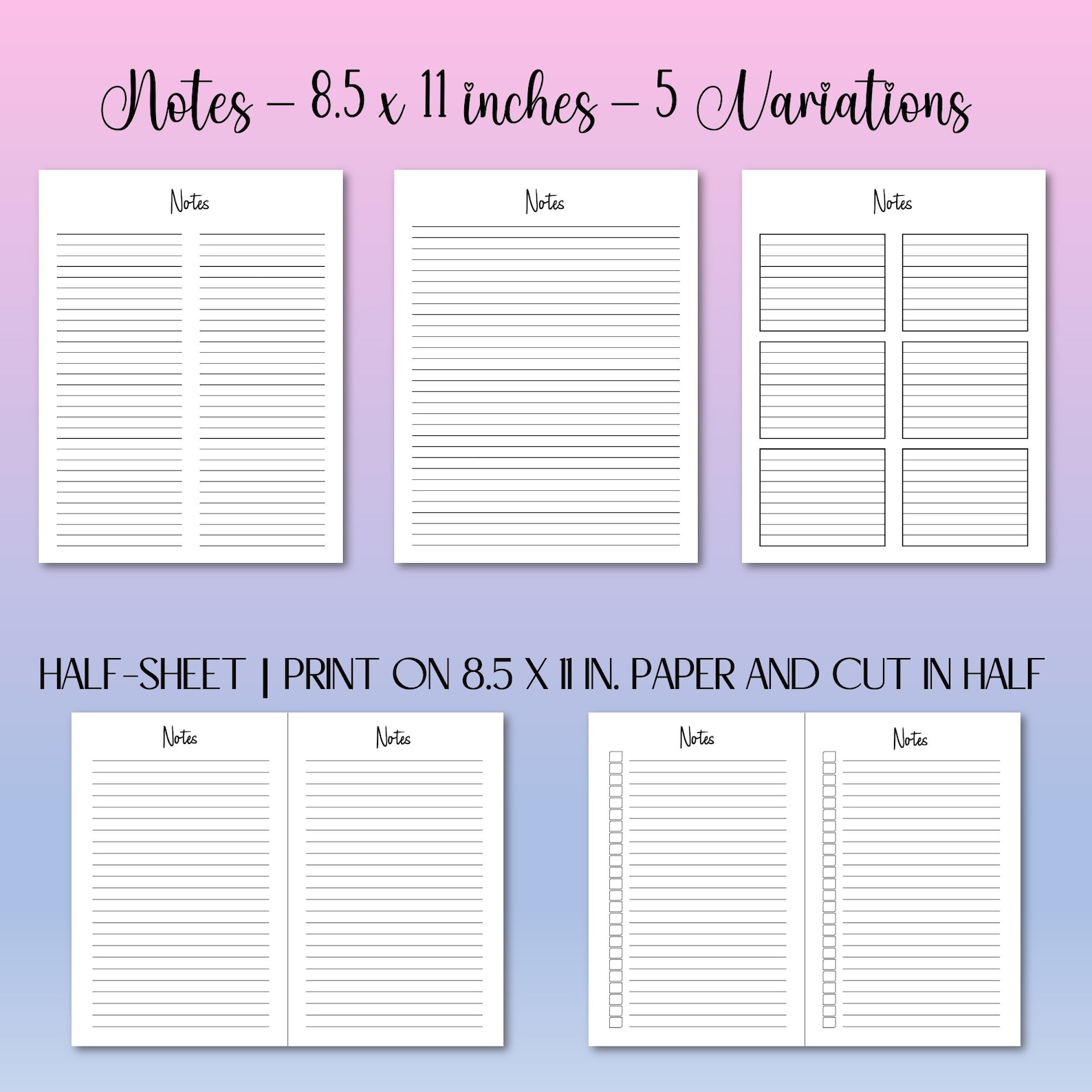 2023 Calendar Planner Bundle Printable Monthly Calendars Etsy Hong Kong