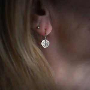 Pendientes de plata con letras especiales, pendientes colgantes, regalo único, regalo de cumpleaños, día de San Valentín