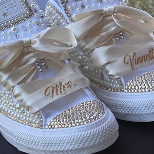 Bedazzled Wedding Converse