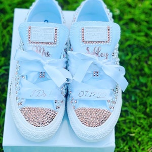 Bedazzled Wedding Converse