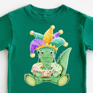 Mardi Gras Alligator Shirt, Animal Shirt, Toddler Mardi Gras Costume, Mardi Gras Alligator Shirt, Fat Tuesday Sweater,Mardi Gras Carnival