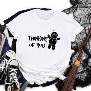 Thinking Of You Voodoo Doll T-Shirt, Halloween T-Shirt, Funny Halloween Shirt, Funny Halloween Tee, Humor Shirt, Witch Shirt, Pagan T-Shirt