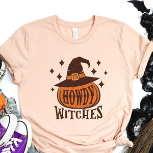 Howdy Witches Shirt, Western Halloween Sweatshirt, Womens Halloween Shirt, Halloween Witches Shirt, Country Cowgirl Halloween Shirt