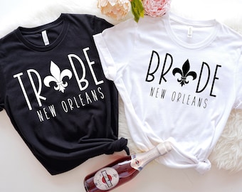 NOLA Bachelorette Party Shirts, Bridal Party Shirt, New Orleans Bachelorette Shirt, Nola Bride Shirt, Nola Squad Shirt, Bridesmaid Gifts Tee