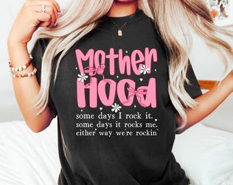 Motherhood Shirt, Mother's Day Shirt, Mother Gift, Retro Christian Mom Shirt, Mothers Day Gift, Mom Shirt, Gift For Mom, Mom Life Shirt