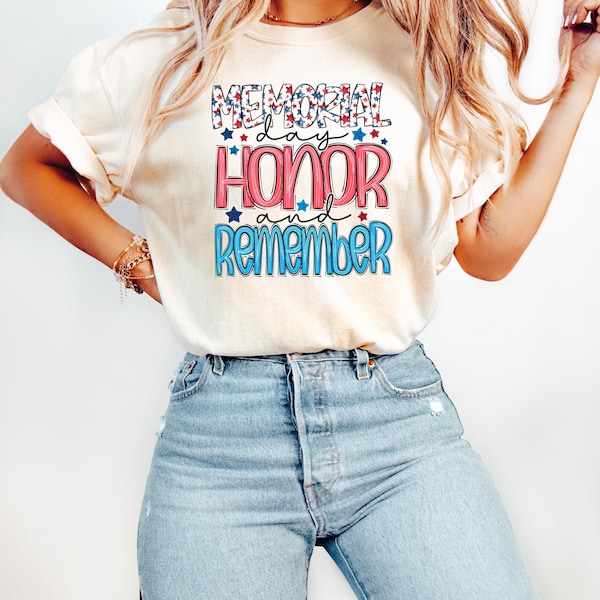 Memorial Day Honor Remember Shirt, Memorial Day Shirts , 4th of July Shirts, Independence Day , Stars Patriotic Honor Memorial 1776