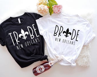 NOLA Bachelorette Party Shirts, Bridal Party Shirt, New Orleans Bachelorette Shirt, Nola Bride Shirt, Nola Squad Shirt, Bridesmaid Gifts Tee