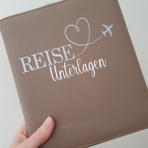 Travel-Organizer Reisemappe Familienorganizer Aufbewahrung Reiseunterlagen Flugzeug Bild 6