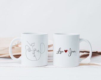 Coffee cup lovers | You and me | Cup with name | Couple in love