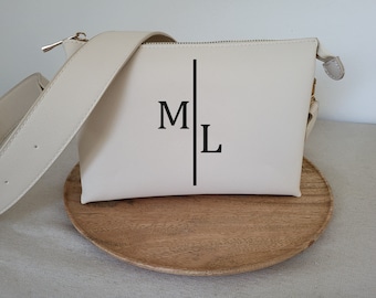 Personalized Crossbody Bag | Shoulder bag with initials | purse