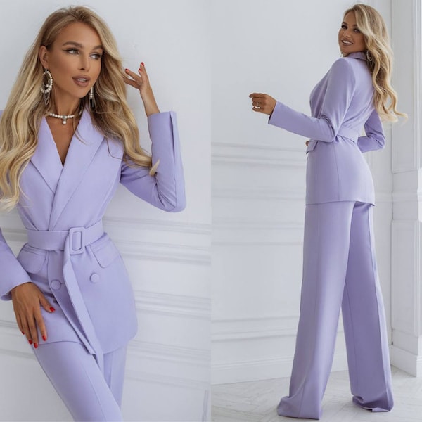 Dressy Pant Suits - Etsy