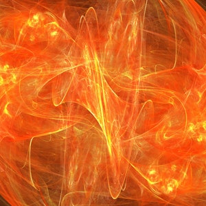 Orange Flames Digital Paper Download
