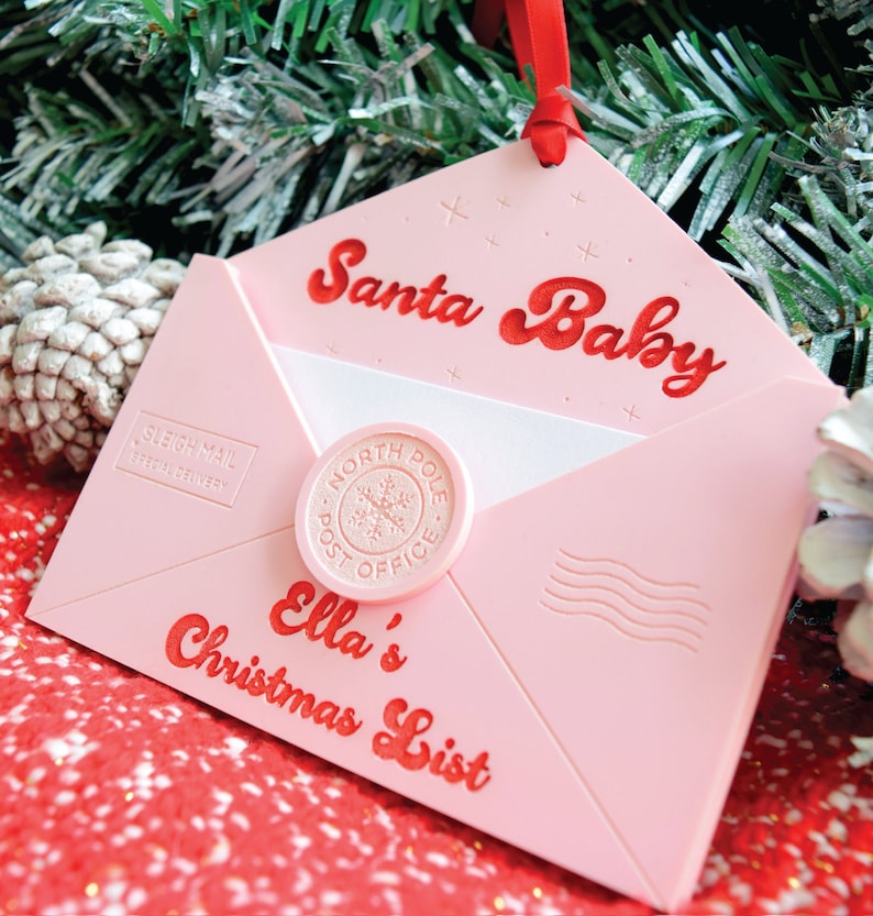 Personalized Dear Santa Tree Ornament Letter for Santa Etsy Personalized Dear Santa Tree Ornament Letter for Santa Etsy