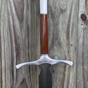 Hand-forged medieval longsword, mythical knight&#39;s sword, sword