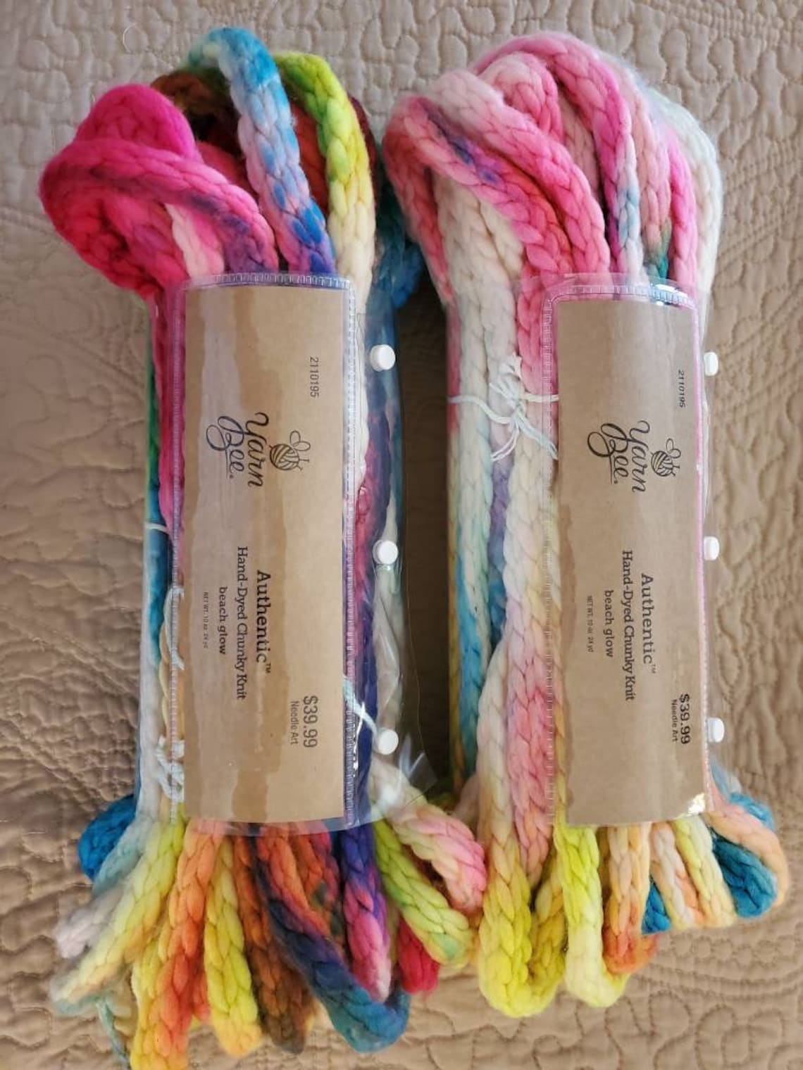 Yarn Bee Authentic Hand Dyed Chunky Knit Yarn Etsy