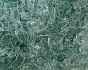 3+ Pounds - 1/4" Clear Tempered Glass for Arts, Crafts, Stained Glass, Mosaics, Concrete