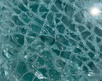 3+ Pounds - 3/8" Clear Tempered Glass for Arts, Crafts, Stained Glass, Mosaics, Concrete