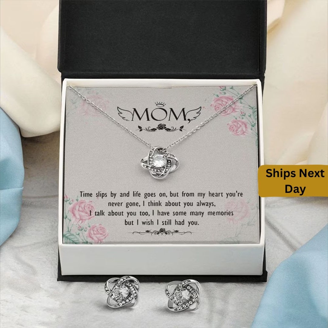 14K White and Yellow Gold Finish Message Card Jewelry Mommy - Etsy