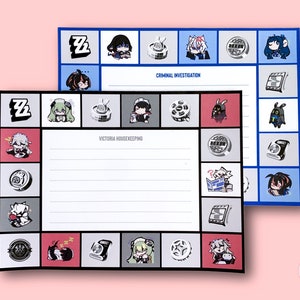 Zenless Zone Zero writing pads