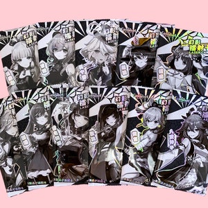 Carte laser premium Genshin Impact - Personaggi femminili