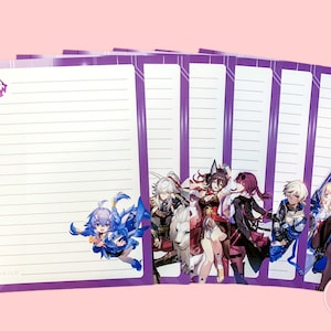 Honkai Star Rail Letter Pads - Lightning
