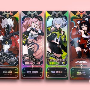 Zenless Zone Zero - ZZZ Cunning Hares bundle of Laser ticket / Large Bookmark