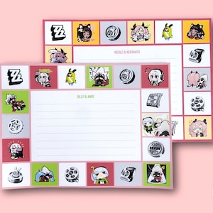 Zenless Zone Zero writing pads - ZZZ Cunning Hares
