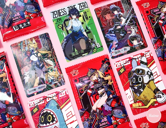 Zenless Zone Zero Booster Pack - ZZZ Merch Cards - Etsy Israel