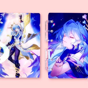 Honkai Star Rail acrylic glass Notebook - Sunday & Robin