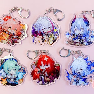 Honkai Star Rail new characters - Premium acrylic keychain