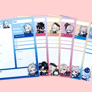 Notatniki Genshin Impact Weekly Planner - Fontaine