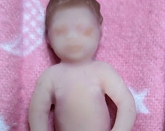 MADE TO ORDER!!! 2" Baby Allie Full Body Silicone Baby Reborn Baby Doll in Super Soft Eco Flex 20 Premium Silicone Blend