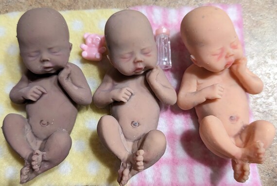 MADE TO ORDER 3 1 4 Baby Uria or Uri 3D Full Body Silicone Baby